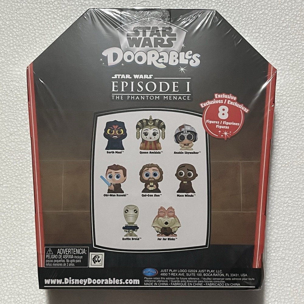Disney Doorables Star Wars Phantom Menace Episode One Collection Peek 8 Figures - Picture 2 of 2